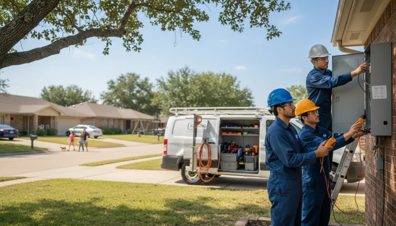 Certified electrician providing emergency electrical services in Thibodaux, LA